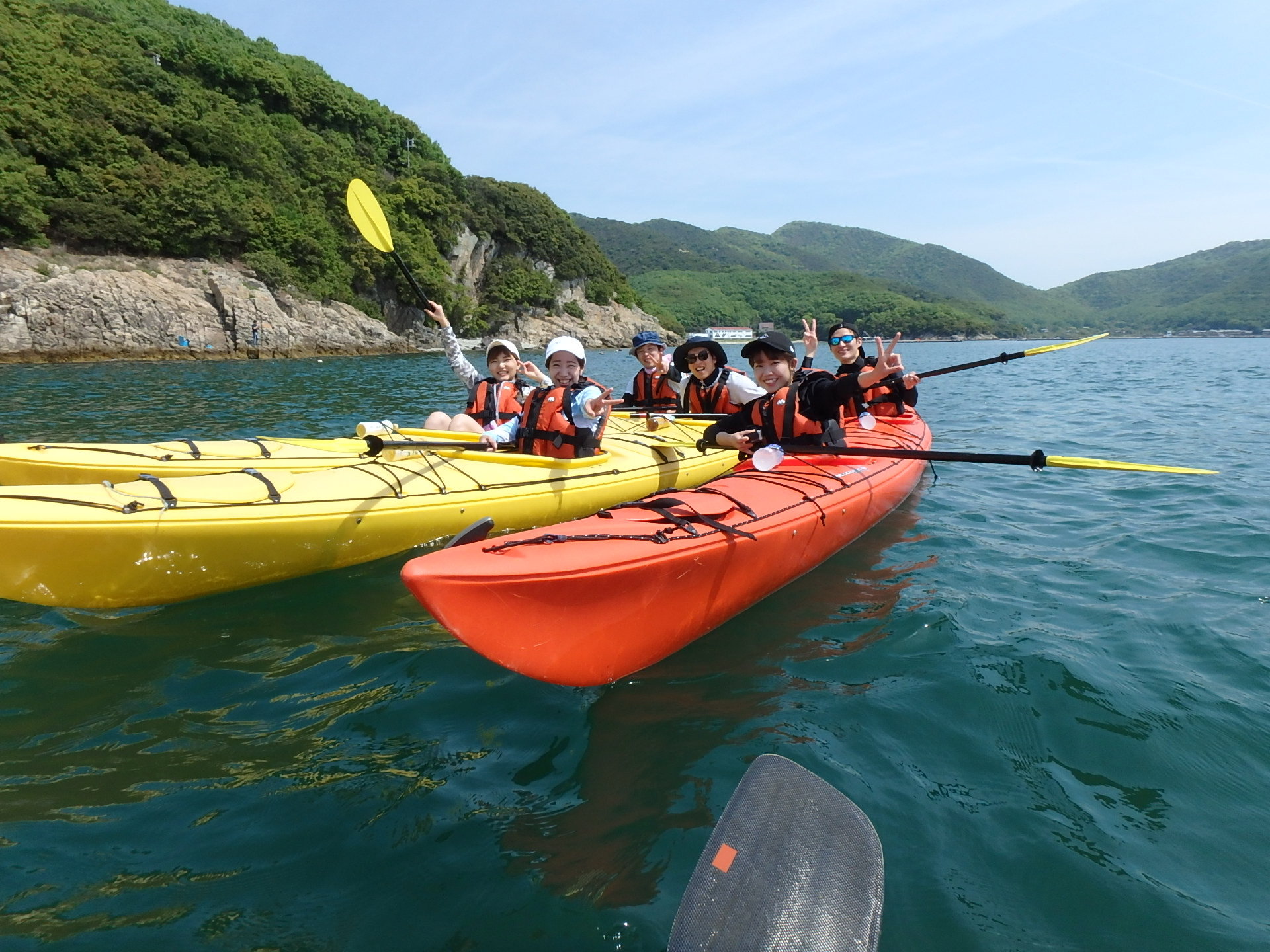 Uninhabited Island Kayak Cruise and Adventure in Seto Inland Sea